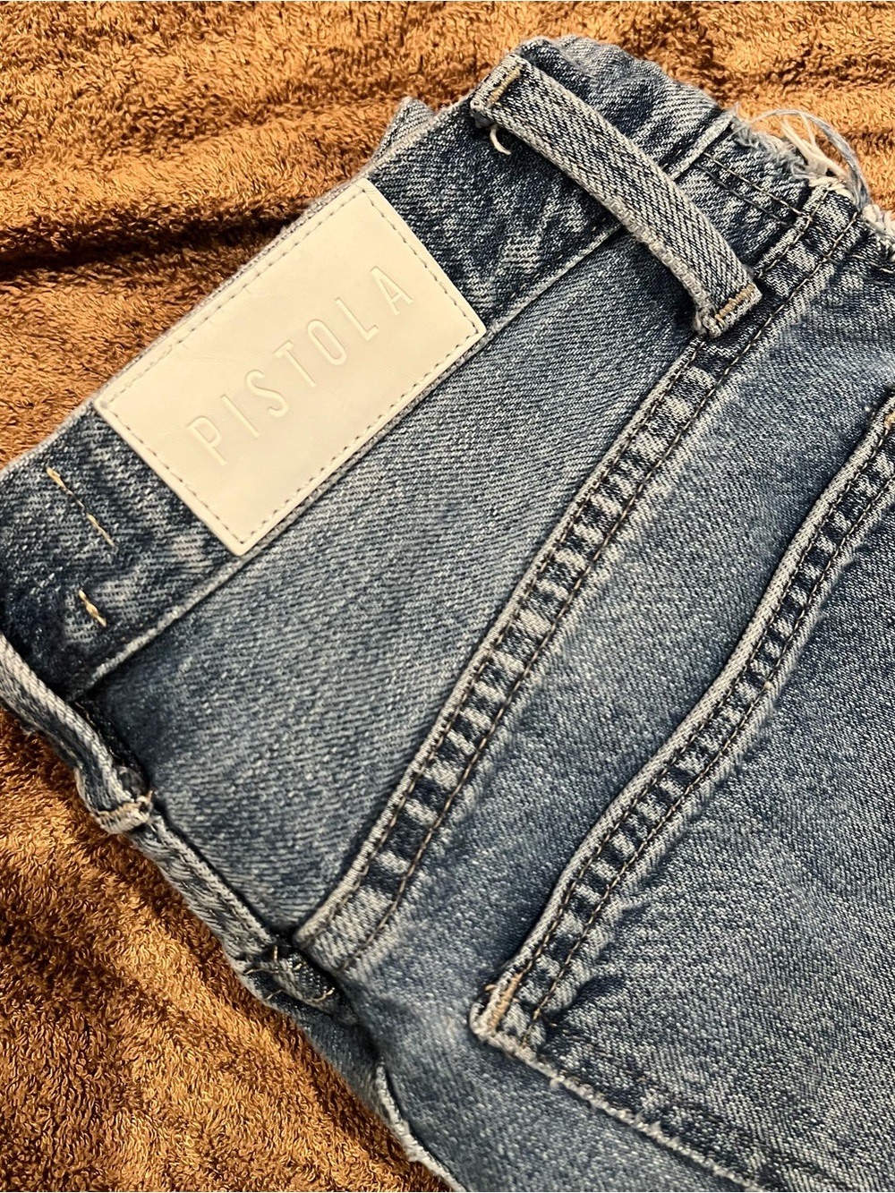 Pistola Light Blue Cropped “take a chance”